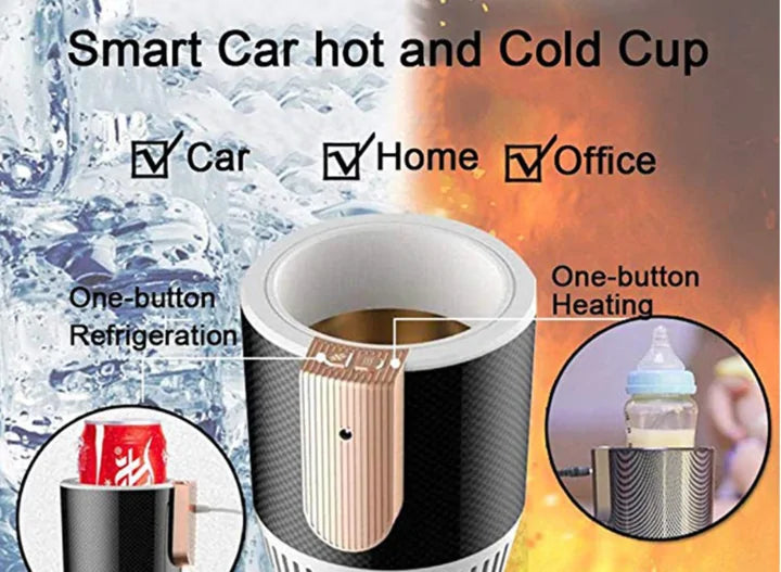 2 in 1 Electric Car Cup Holder