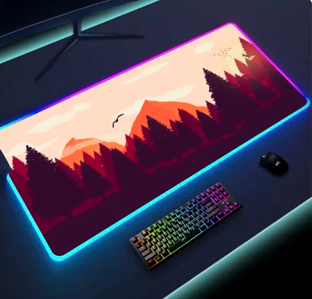 Luminous LED Lighting Mouse Pad